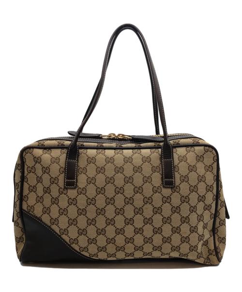 GUCCI（グッチ）GUCCI (グッチ) ハンドバッグ ブラウンの古着・服飾アイテム