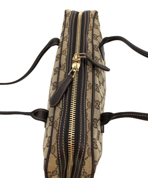 GUCCI（グッチ）GUCCI (グッチ) ハンドバッグ ブラウンの古着・服飾アイテム