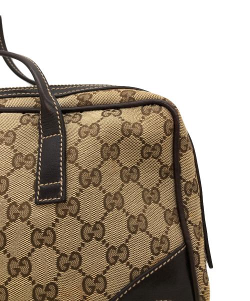GUCCI（グッチ）GUCCI (グッチ) ハンドバッグ ブラウンの古着・服飾アイテム