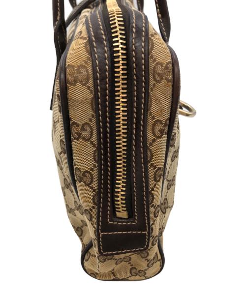 GUCCI（グッチ）GUCCI (グッチ) ハンドバッグ ブラウンの古着・服飾アイテム