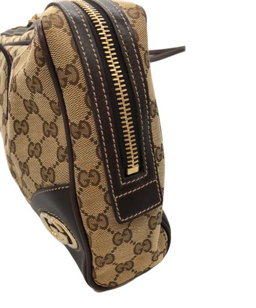 GUCCI（グッチ）GUCCI (グッチ) ハンドバッグ ブラウンの古着・服飾アイテム
