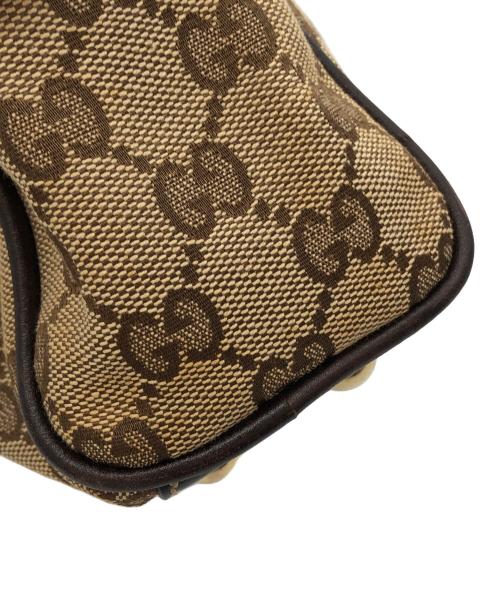 GUCCI（グッチ）GUCCI (グッチ) ハンドバッグ ブラウンの古着・服飾アイテム
