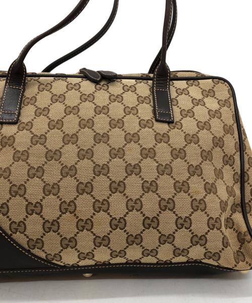 GUCCI（グッチ）GUCCI (グッチ) ハンドバッグ ブラウンの古着・服飾アイテム