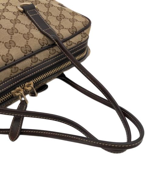 GUCCI（グッチ）GUCCI (グッチ) ハンドバッグ ブラウンの古着・服飾アイテム
