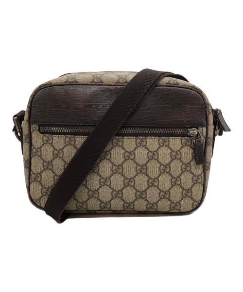 GUCCI（グッチ）GUCCI (グッチ) GGスプリームショルダーバッグ ベージュの古着・服飾アイテム