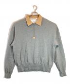 KYOUキョウ）の古着「Leather Heavy Weight Sweat」｜グレー