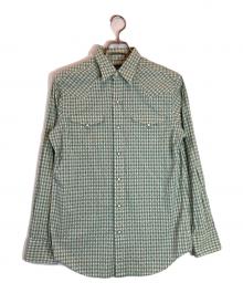POLO COUNTRY（ポロカントリー）の古着「チェックシャツ」｜グリーン