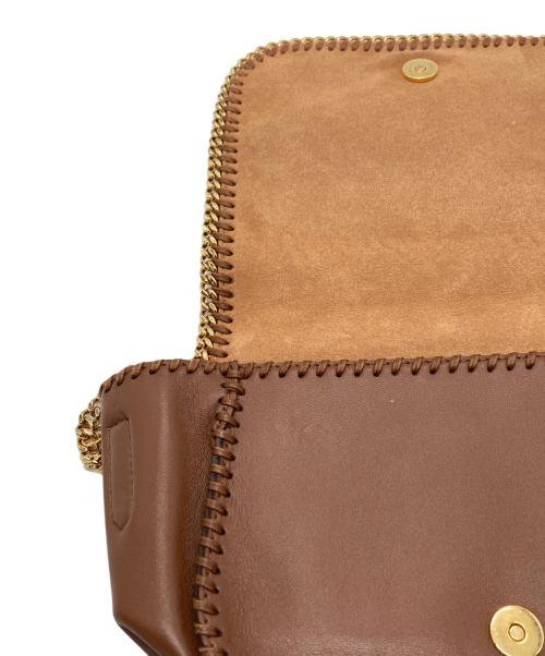 STELLA McCARTNEY（ステラマッカートニー）STELLA McCARTNEY (ステラマッカートニー) ファラベラチェーンミニショルダーバッグ ブラウンの古着・服飾アイテム