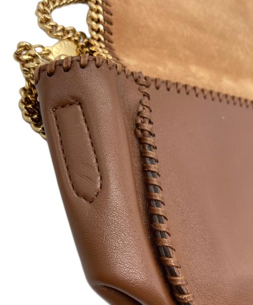 STELLA McCARTNEY（ステラマッカートニー）STELLA McCARTNEY (ステラマッカートニー) ファラベラチェーンミニショルダーバッグ ブラウンの古着・服飾アイテム