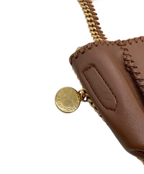 STELLA McCARTNEY（ステラマッカートニー）STELLA McCARTNEY (ステラマッカートニー) ファラベラチェーンミニショルダーバッグ ブラウンの古着・服飾アイテム