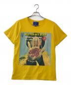 GUCCI×ELTON JOHNグッチ×エルトン・ジョン）の古着「プリントTシャツ」｜イエロー