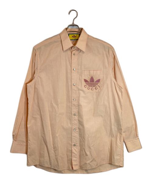 GUCCI（グッチ）GUCCI (グッチ) adidas (アディダス) Philafi L/S Shirt オレンジ サイズ:44の古着・服飾アイテム