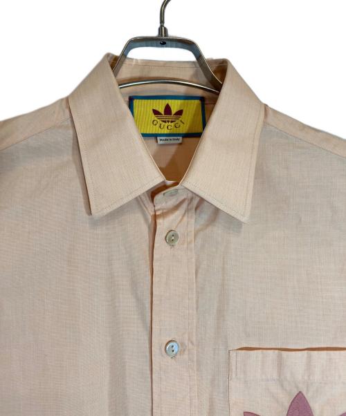 GUCCI（グッチ）GUCCI (グッチ) adidas (アディダス) Philafi L/S Shirt オレンジ サイズ:44の古着・服飾アイテム