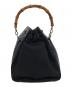 GUCCI (グッチ) バンブーハンドバッグ ブラック：18000円