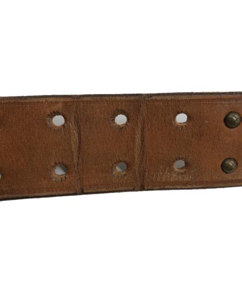 RRL（ダブルアールエル）RRL (ダブルアールエル) スタッズベルト ブラウンの古着・服飾アイテム