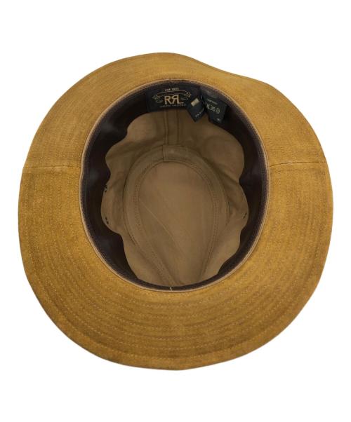RRL（ダブルアールエル）RRL (ダブルアールエル) オイルドスウェードハット ブラウン サイズ:Mの古着・服飾アイテム