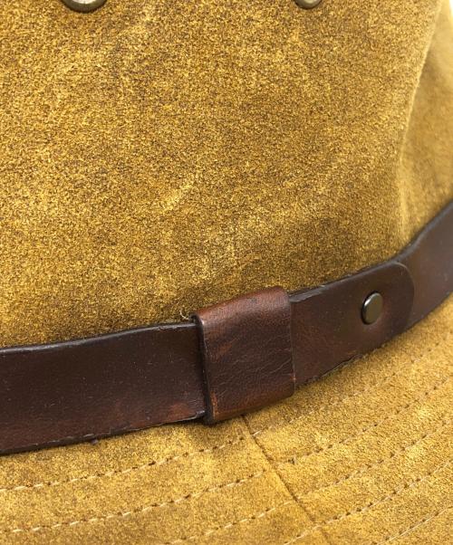 RRL（ダブルアールエル）RRL (ダブルアールエル) オイルドスウェードハット ブラウン サイズ:Mの古着・服飾アイテム
