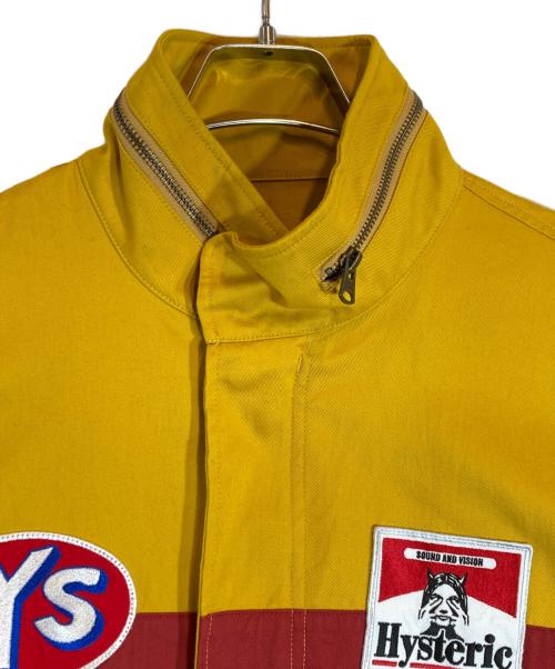 Hysteric Glamour（ヒステリックグラマー）Hysteric Glamour (ヒステリックグラマー) HYSTERIC RACING JACKET イエロー サイズ:Lの古着・服飾アイテム