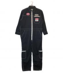 Hysteric Glamour（ヒステリックグラマー）の古着「SOUND AND VISIONワッペン オールインワン」｜ブラック