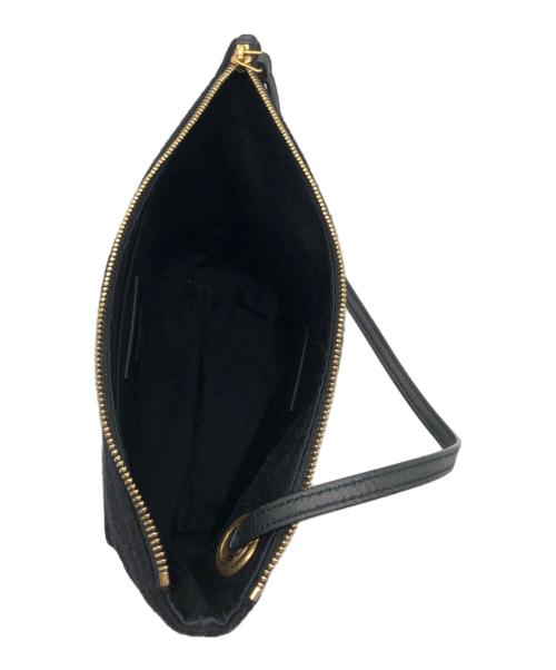 Saint Laurent Paris（サンローランパリ）Saint Laurent Paris (サンローランパリ) リヴゴーシュクラッチバッグ ブラックの古着・服飾アイテム