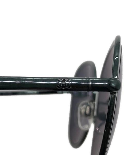 CHANEL（シャネル）CHANEL (シャネル) ココマークサングラス グリーン サイズ:55□18 140の古着・服飾アイテム