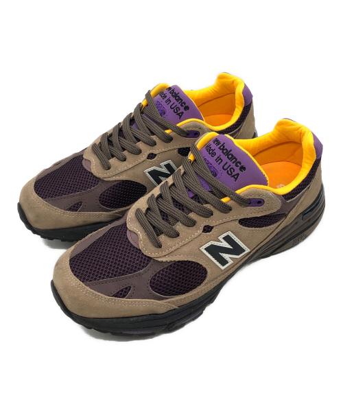 NEW BALANCE（ニューバランス）NEW BALANCE (ニューバランス) ローカットスニーカー ブラウン×パープル サイズ:27.5㎝の古着・服飾アイテム