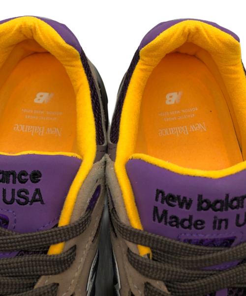 NEW BALANCE（ニューバランス）NEW BALANCE (ニューバランス) ローカットスニーカー ブラウン×パープル サイズ:27.5㎝の古着・服飾アイテム