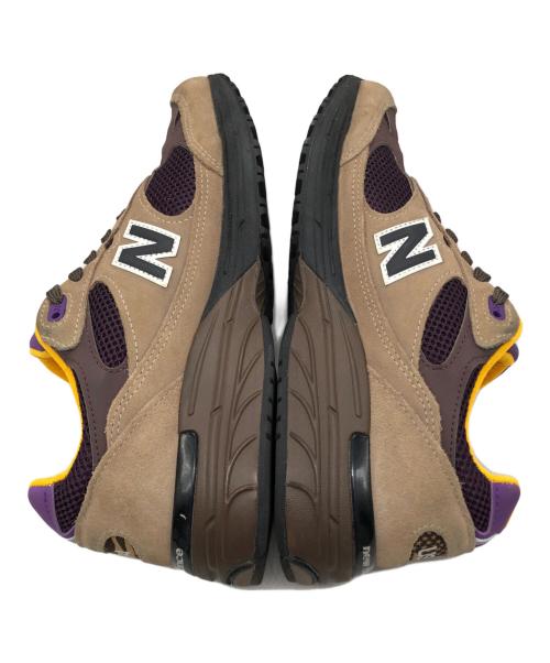 NEW BALANCE（ニューバランス）NEW BALANCE (ニューバランス) ローカットスニーカー ブラウン×パープル サイズ:27.5㎝の古着・服飾アイテム