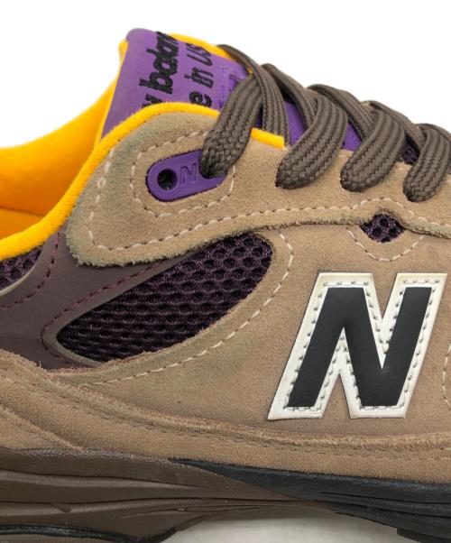NEW BALANCE（ニューバランス）NEW BALANCE (ニューバランス) ローカットスニーカー ブラウン×パープル サイズ:27.5㎝の古着・服飾アイテム