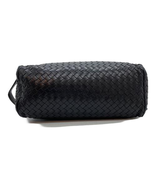 BOTTEGA VENETA（ボッテガベネタ）BOTTEGA VENETA (ボッテガベネタ) イントレチャートセカンドバッグ ブラックの古着・服飾アイテム