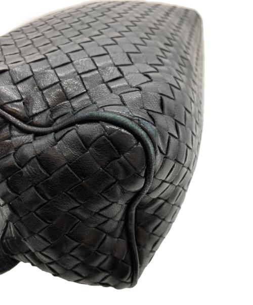 BOTTEGA VENETA（ボッテガベネタ）BOTTEGA VENETA (ボッテガベネタ) イントレチャートセカンドバッグ ブラックの古着・服飾アイテム