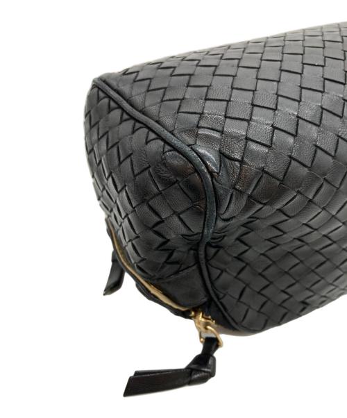 BOTTEGA VENETA（ボッテガベネタ）BOTTEGA VENETA (ボッテガベネタ) イントレチャートセカンドバッグ ブラックの古着・服飾アイテム