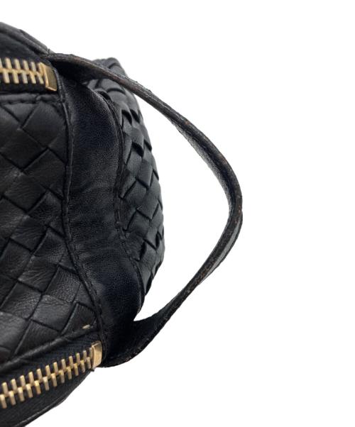 BOTTEGA VENETA（ボッテガベネタ）BOTTEGA VENETA (ボッテガベネタ) イントレチャートセカンドバッグ ブラックの古着・服飾アイテム