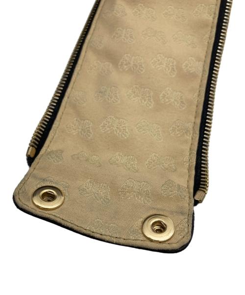 BOTTEGA VENETA（ボッテガベネタ）BOTTEGA VENETA (ボッテガベネタ) イントレチャートセカンドバッグ ブラックの古着・服飾アイテム