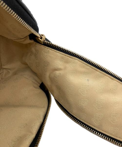 BOTTEGA VENETA（ボッテガベネタ）BOTTEGA VENETA (ボッテガベネタ) イントレチャートセカンドバッグ ブラックの古着・服飾アイテム