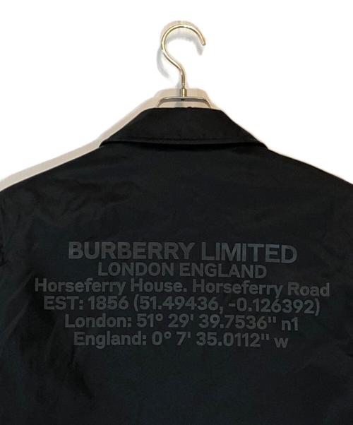 BURBERRY LONDON（バーバリーロンドン）BURBERRY LONDON (バーバリーロンドン) ロゴプリント中綿コーチジャケット ブラック サイズ:Mの古着・服飾アイテム
