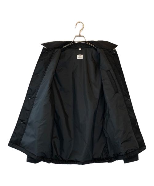 BURBERRY LONDON（バーバリーロンドン）BURBERRY LONDON (バーバリーロンドン) ロゴプリント中綿コーチジャケット ブラック サイズ:Mの古着・服飾アイテム