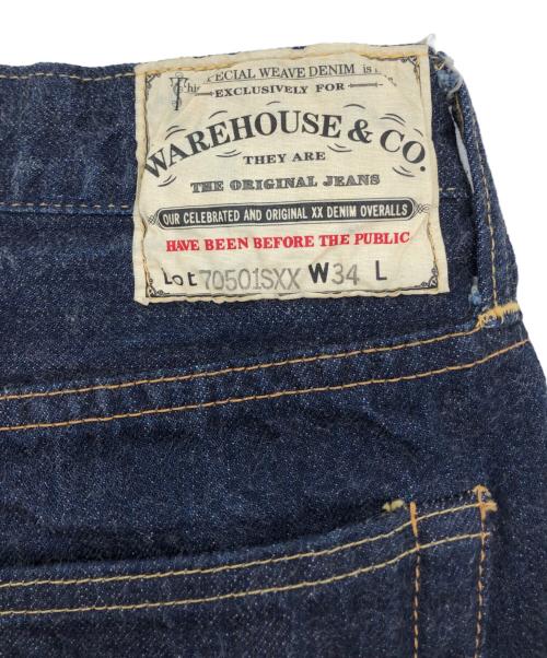 WAREHOUSE（ウエアハウス）WAREHOUSE (ウエアハウス) 70501SXX デニムパンツ インディゴ サイズ:34の古着・服飾アイテム