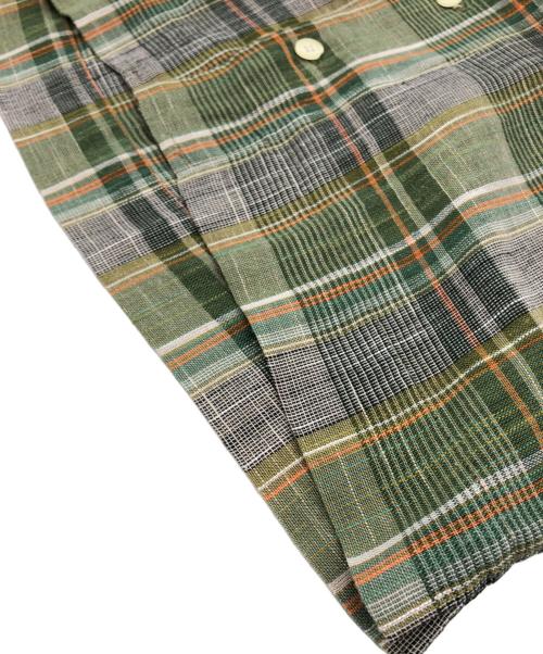 stussy（ステューシー）stussy (ステューシー) チェックシャツ グリーン サイズ:Mの古着・服飾アイテム