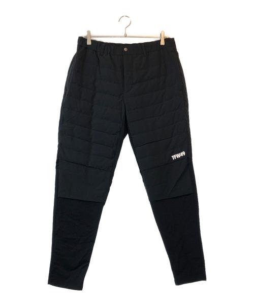 TFW49（ティーエフダブリューフォーティーナイン）TFW49 (ティーエフダブリューフォーティーナイン) SHIELD WARMER DOWN PANTS ブラック サイズ:XL 未使用品の古着・服飾アイテム