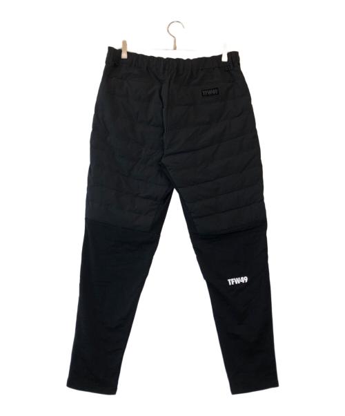 TFW49（ティーエフダブリューフォーティーナイン）TFW49 (ティーエフダブリューフォーティーナイン) SHIELD WARMER DOWN PANTS ブラック サイズ:XL 未使用品の古着・服飾アイテム