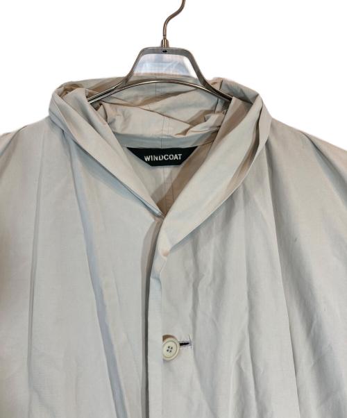 WIND COAT（ウィンドコート）WIND COAT (ウィンドコート) ナイロンコート ベージュ サイズ:Mの古着・服飾アイテム
