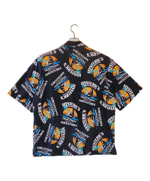 Hysteric Glamour（ヒステリックグラマー）Hysteric Glamour (ヒステリックグラマー) ISLAND DREAMS柄シャツ/BLACK ブラック サイズ:XLの古着・服飾アイテム