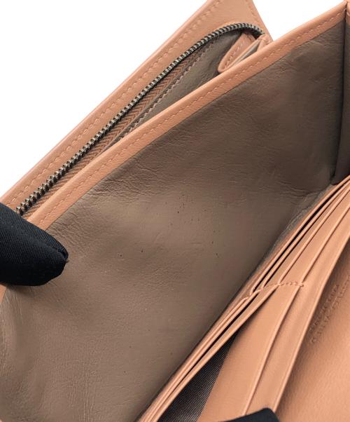 BOTTEGA VENETA（ボッテガベネタ）BOTTEGA VENETA (ボッテガベネタ) イントレチャート ナッパコンチネンタル ウォレット ピンク サイズ:下記参照の古着・服飾アイテム