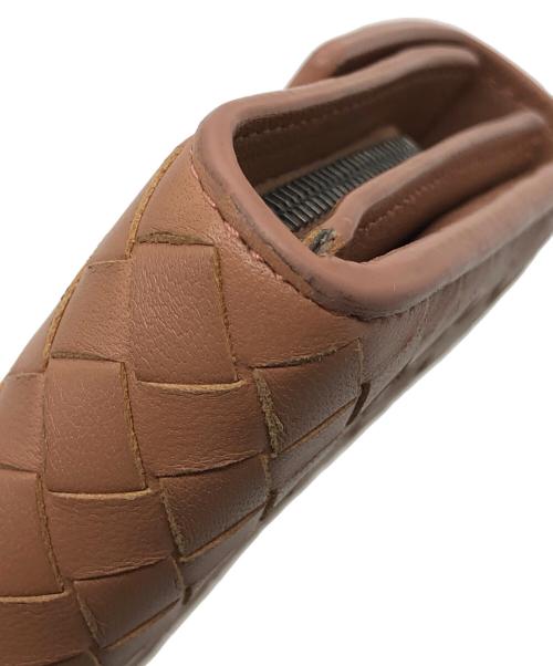 BOTTEGA VENETA（ボッテガベネタ）BOTTEGA VENETA (ボッテガベネタ) イントレチャート ナッパコンチネンタル ウォレット ピンク サイズ:下記参照の古着・服飾アイテム