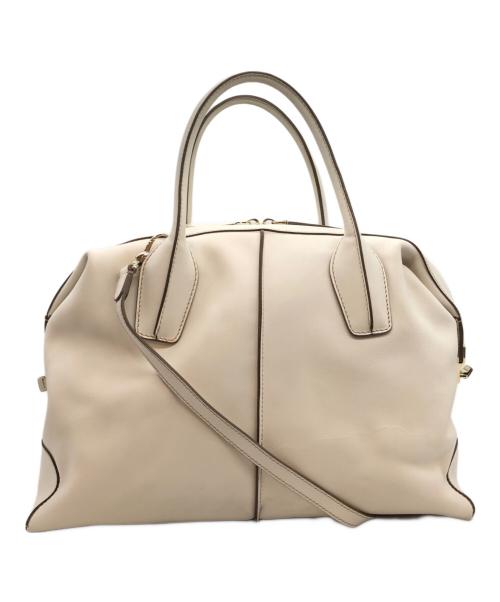 TOD'S（トッズ）TOD'S (トッズ) 2WAYバッグ ホワイトの古着・服飾アイテム
