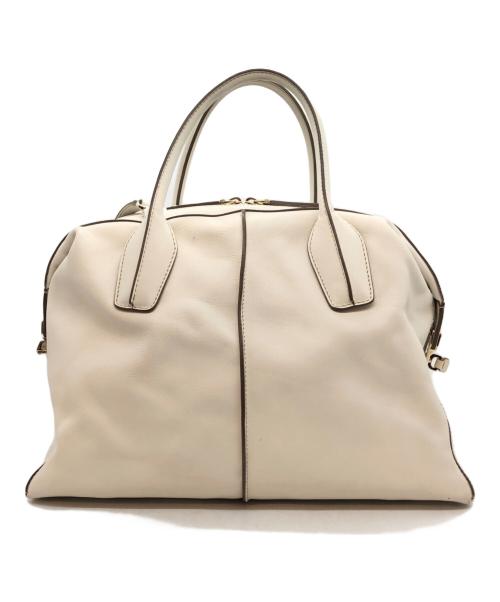 TOD'S（トッズ）TOD'S (トッズ) 2WAYバッグ ホワイトの古着・服飾アイテム