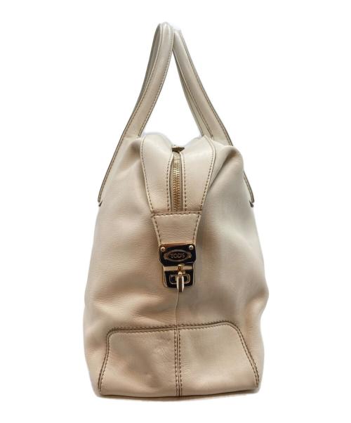 TOD'S（トッズ）TOD'S (トッズ) 2WAYバッグ ホワイトの古着・服飾アイテム