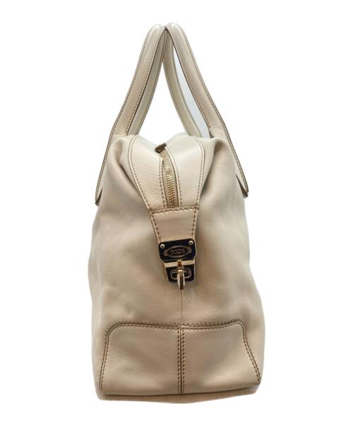 TOD'S（トッズ）TOD'S (トッズ) 2WAYバッグ ホワイトの古着・服飾アイテム