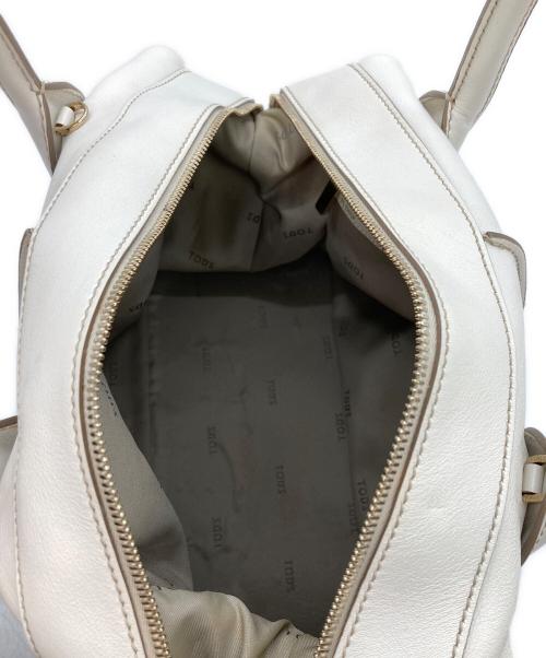 TOD'S（トッズ）TOD'S (トッズ) 2WAYバッグ ホワイトの古着・服飾アイテム
